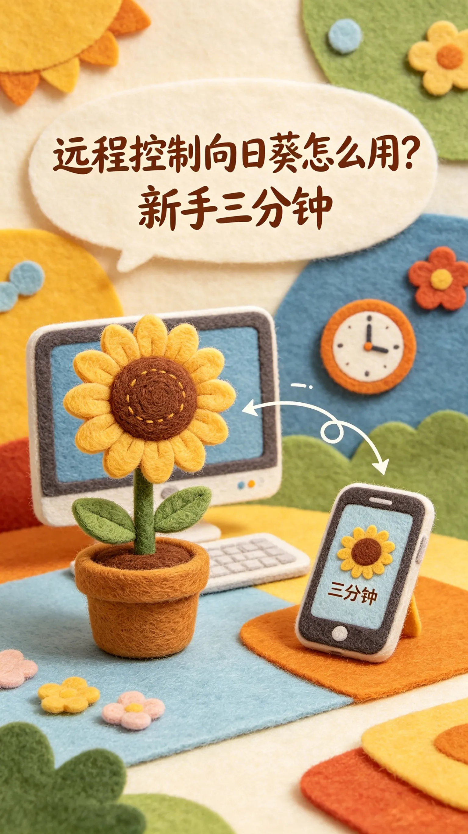 《向日葵使用教程：3分钟学会远程控制电脑（手机/电脑互控）》