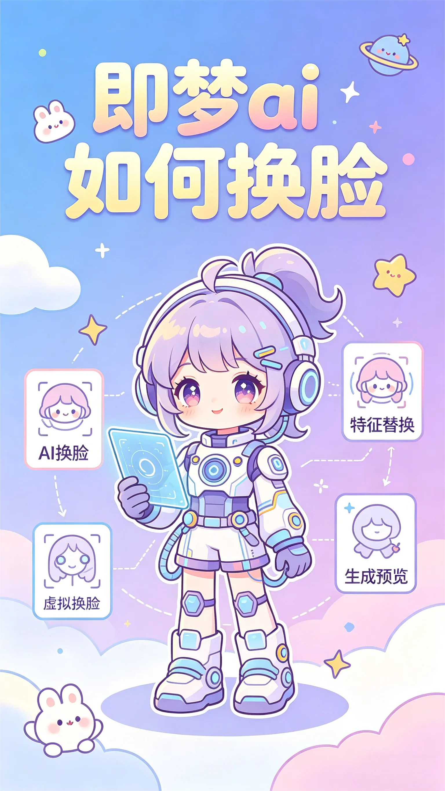 即梦AI换脸也太好玩了！热门AI变脸教程来啦，这3种玩法疯狂出片