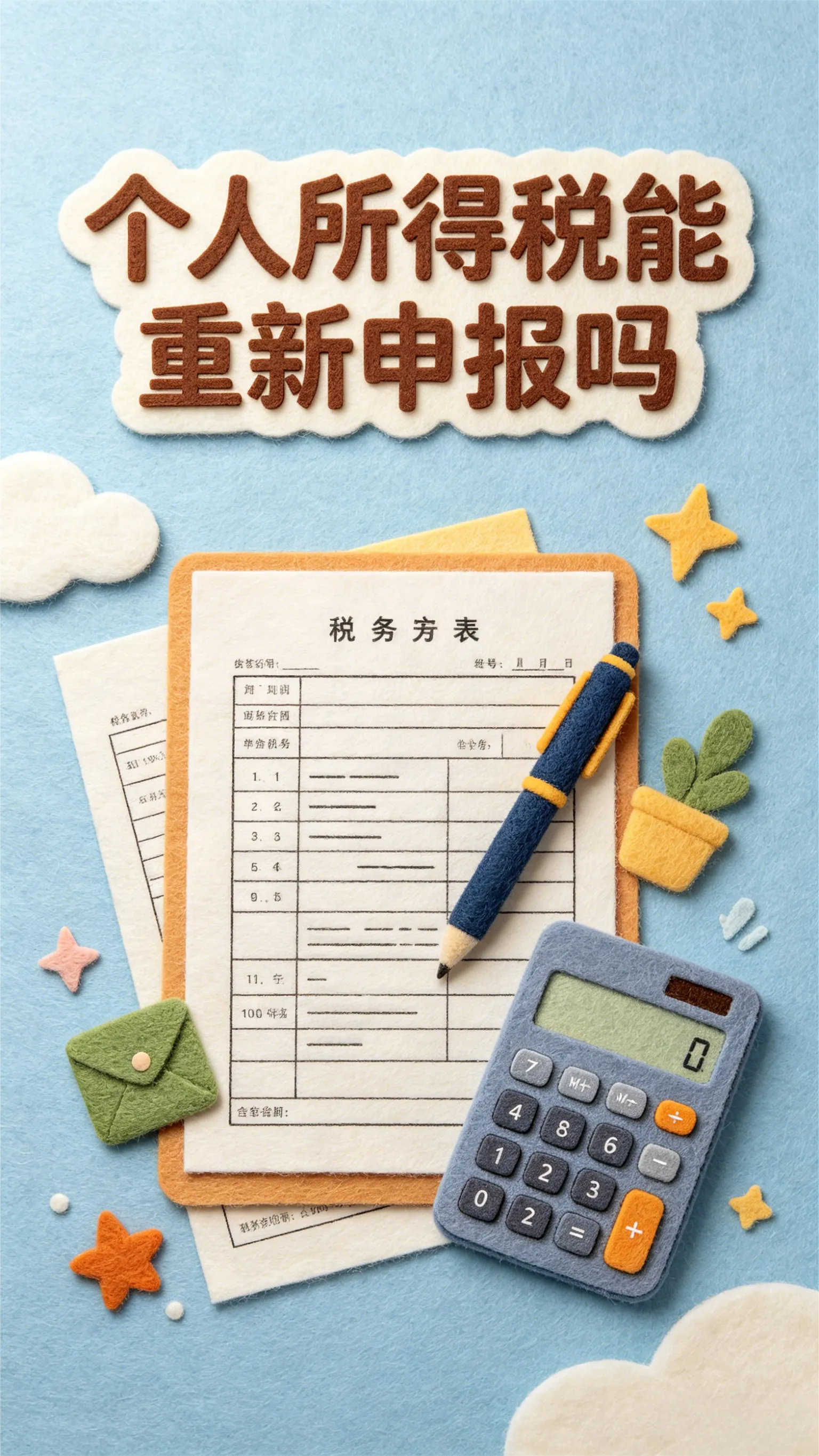 个税报错了能重新申报吗？答案：能！但这2种情况操作不一样