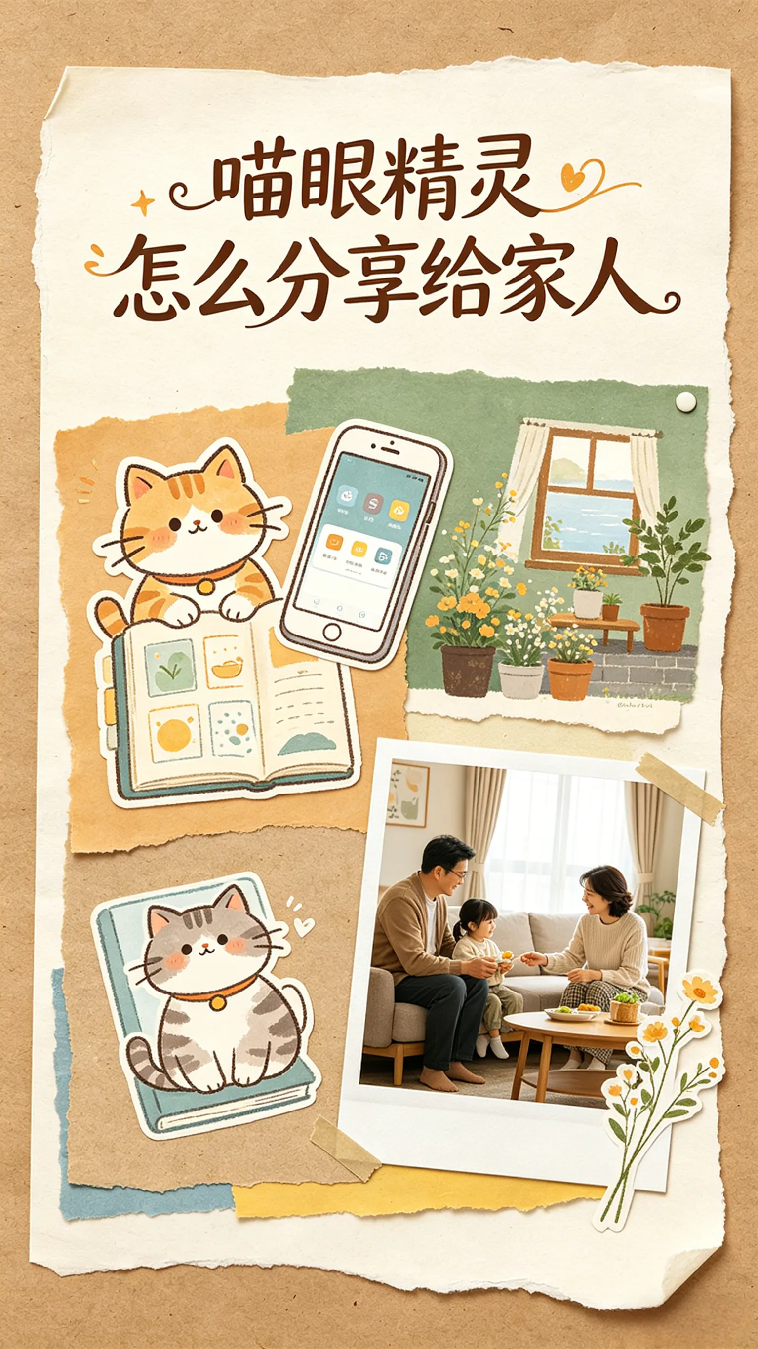 喵眼精灵怎么分享给家人？一篇讲透权限设置与注意事项