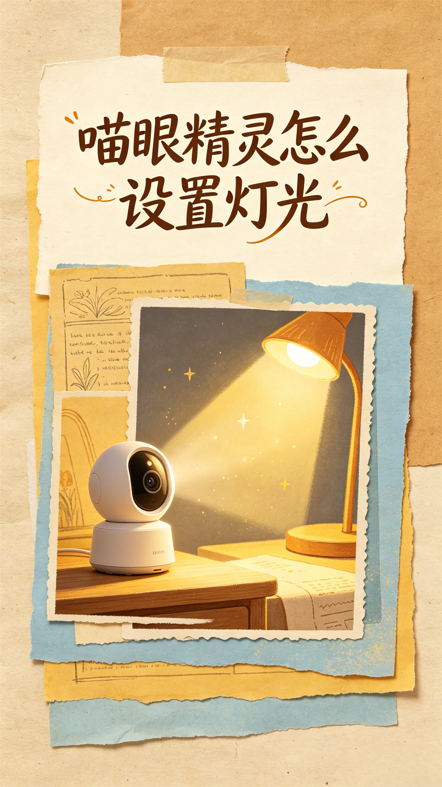 喵眼精灵怎么设置灯光？红外夜视与全彩夜视设置全攻略