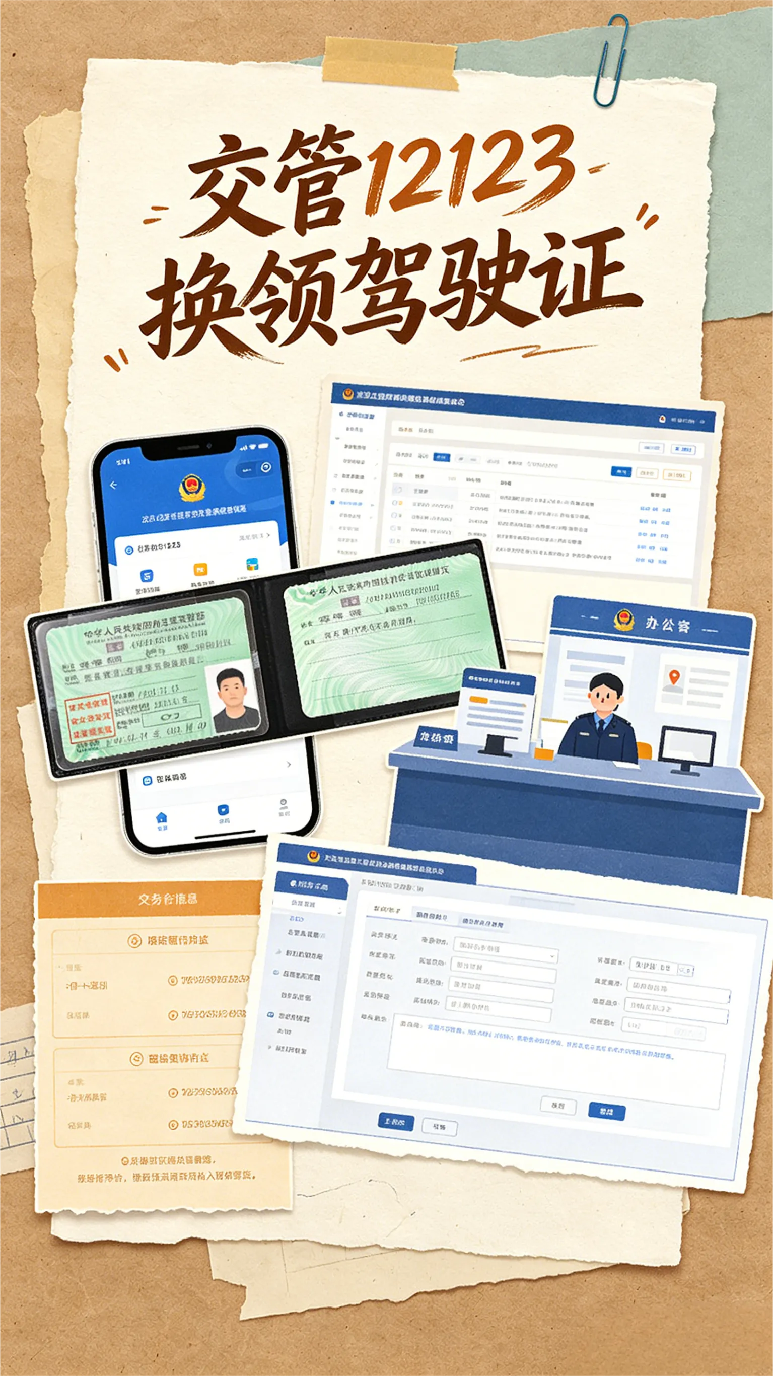 驾驶证换证踩过的3个坑，分享给准备手机办换证的你