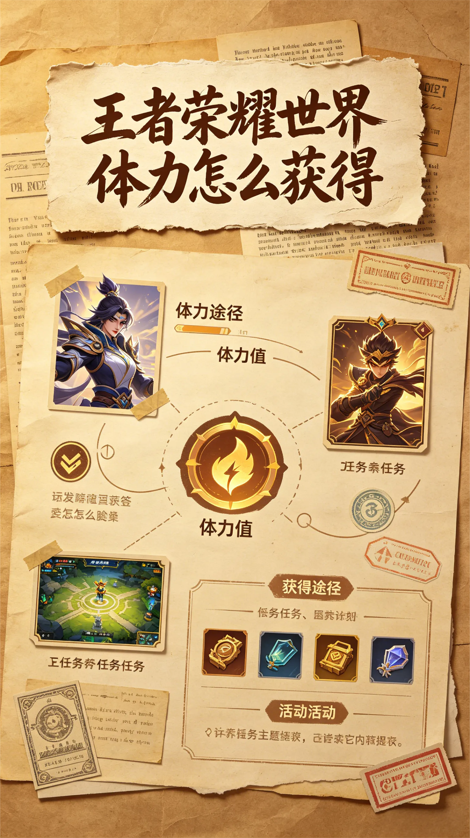 体力不够用？《王者荣耀世界》体力获取方法汇总
