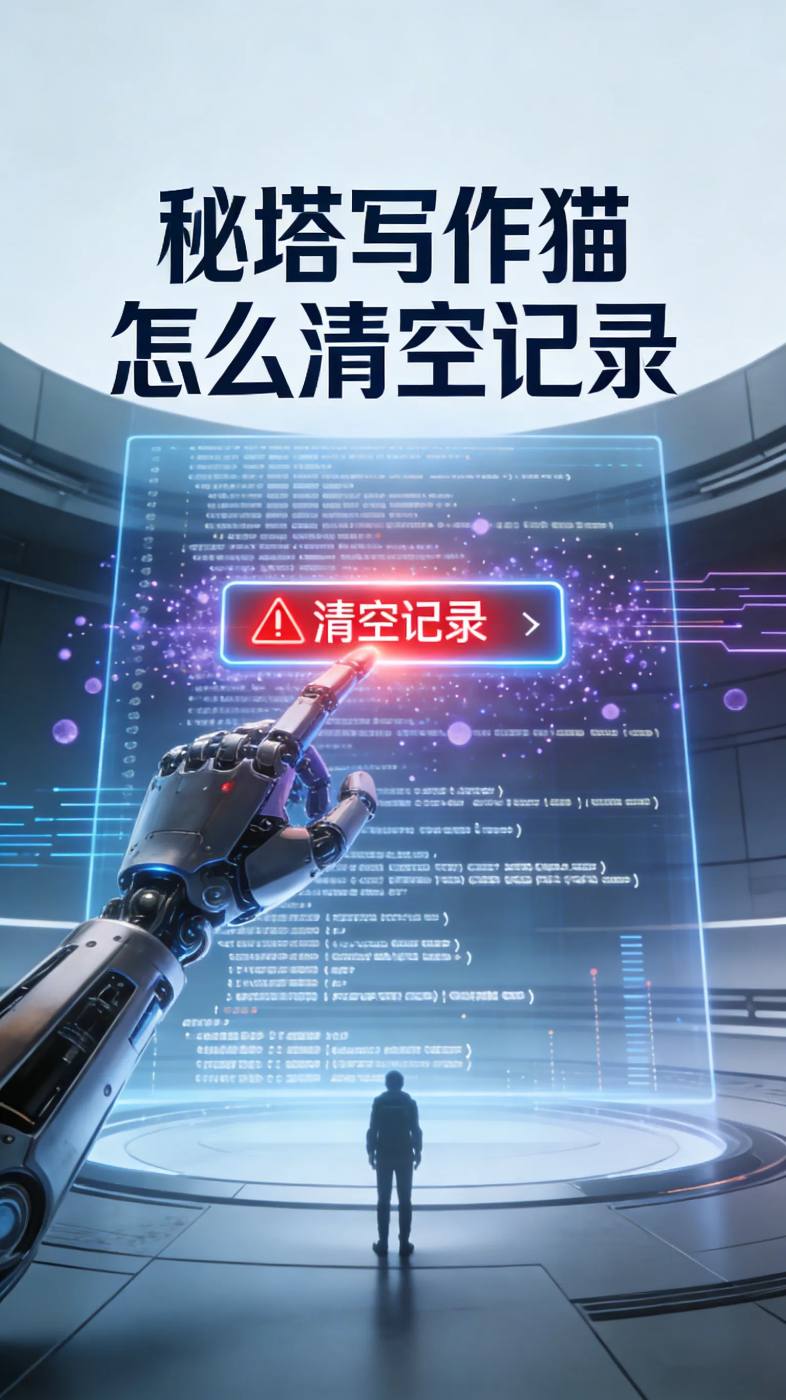 秘塔写作猫怎么清空记录？4种方法按需选，第3种最彻底