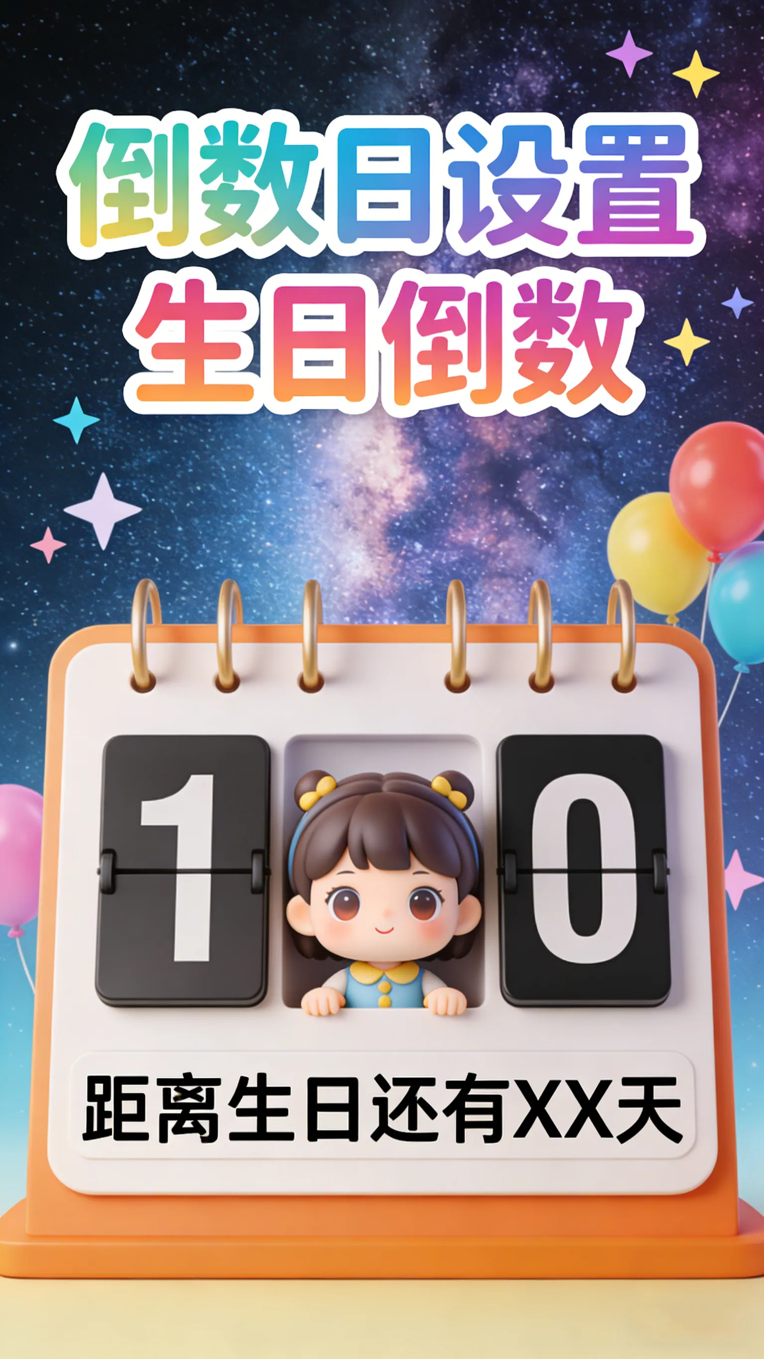 倒数日怎么设置生日倒数？两步搞定，再也不用怕忘记重要人的生日了