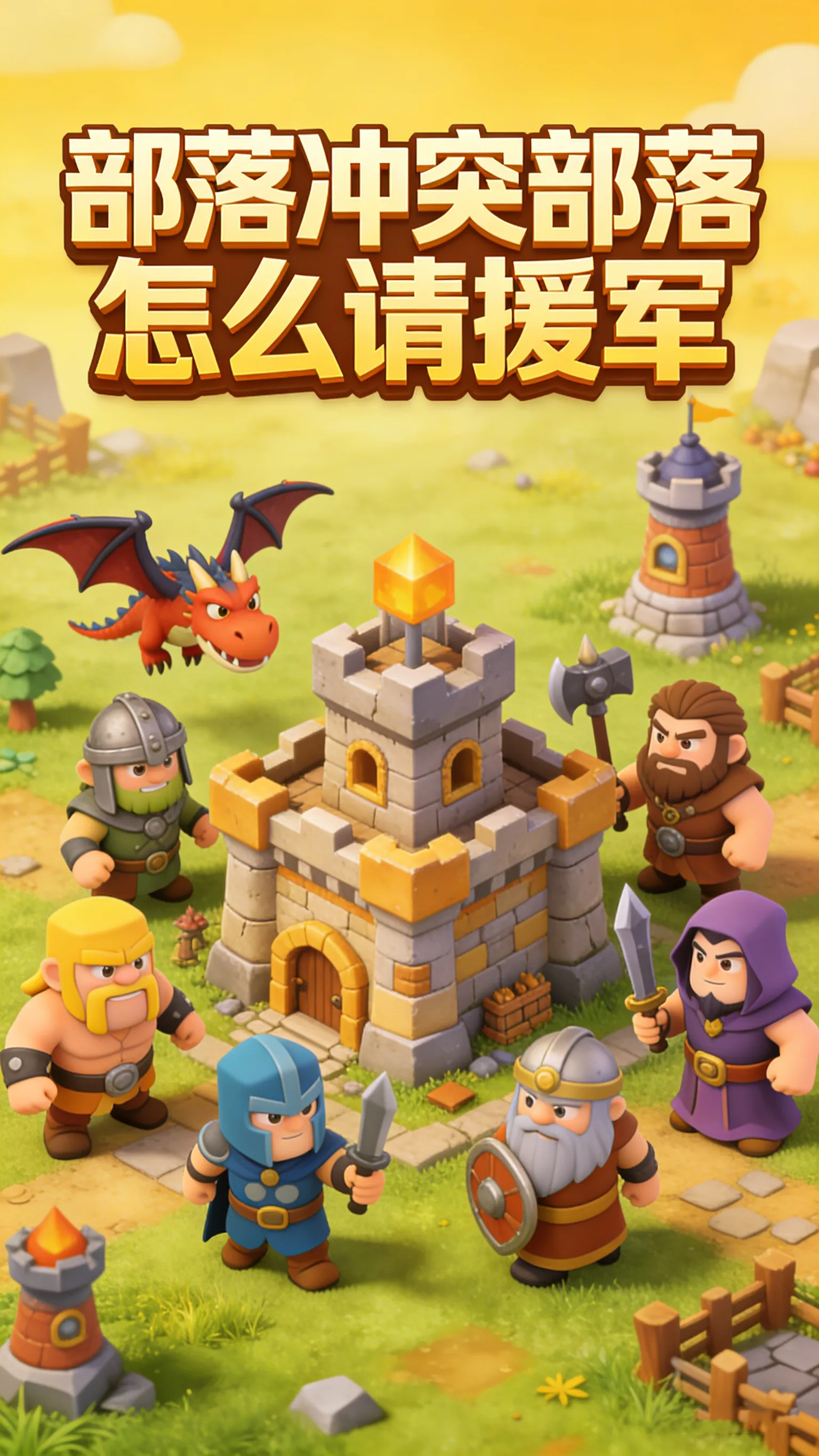告别“跪求”援军！部落战无限满兵指南：从设置到管理，一套机制让增援永不掉链