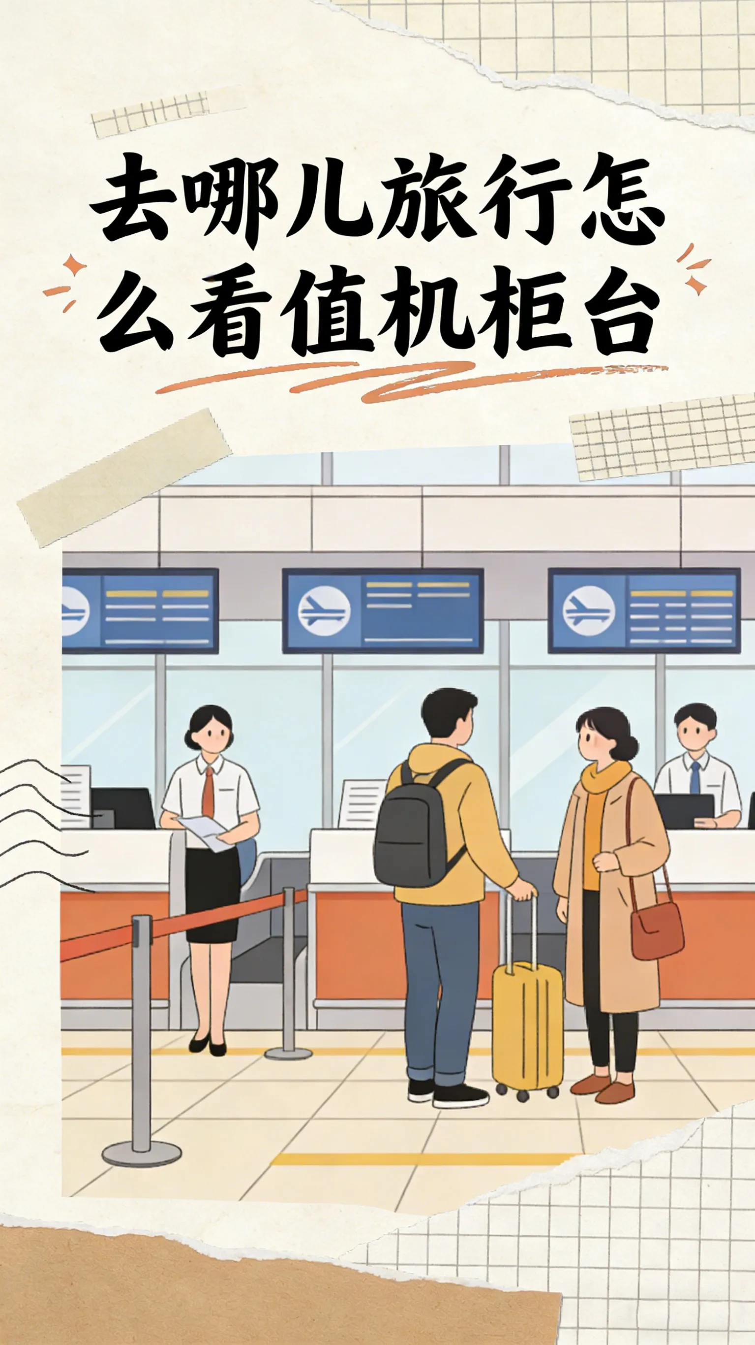 去哪儿旅行怎么看值机柜台？提前获取值机信息的完整教程