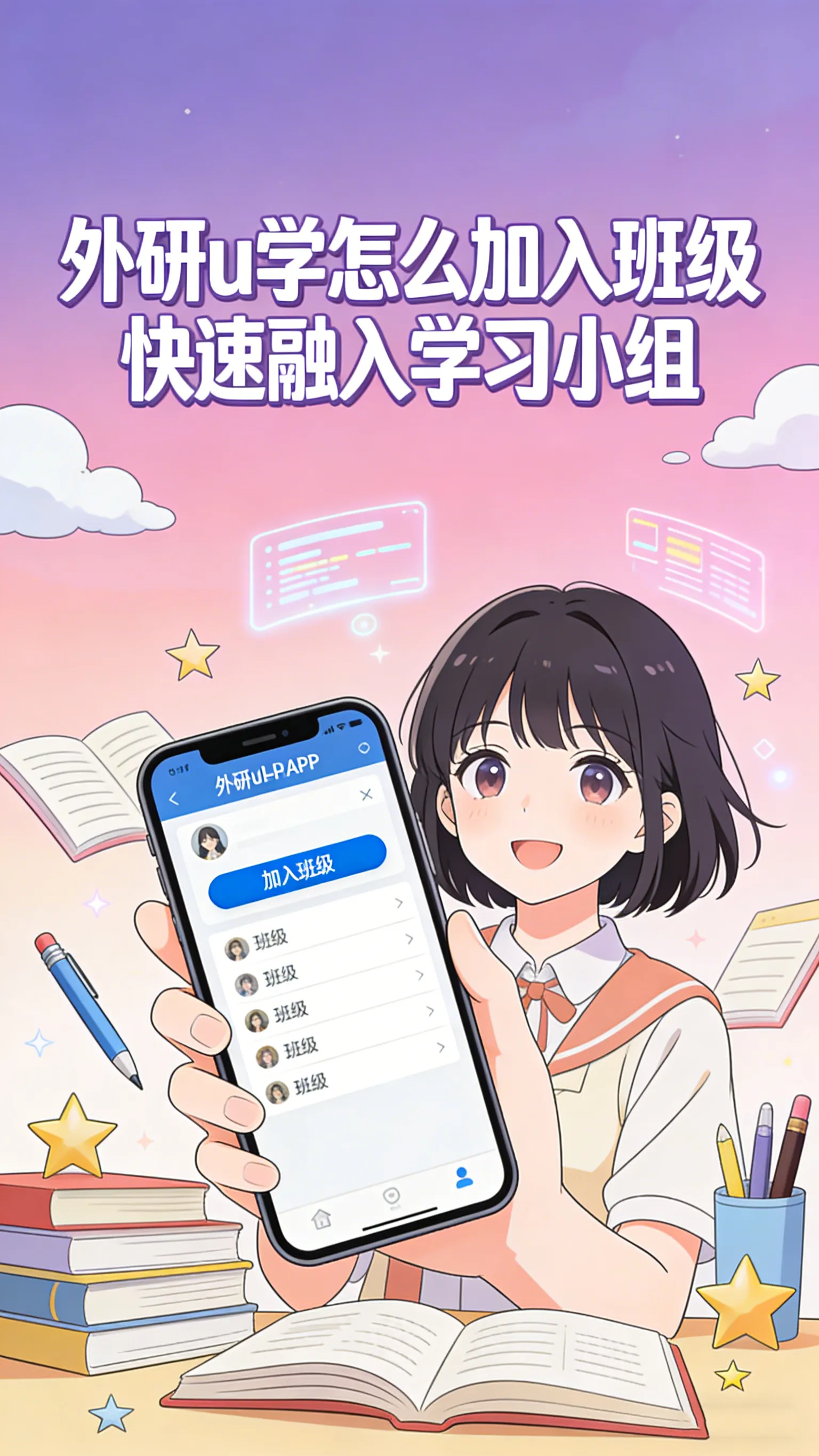 外研U学怎么进班级？一招快速融入学习小组