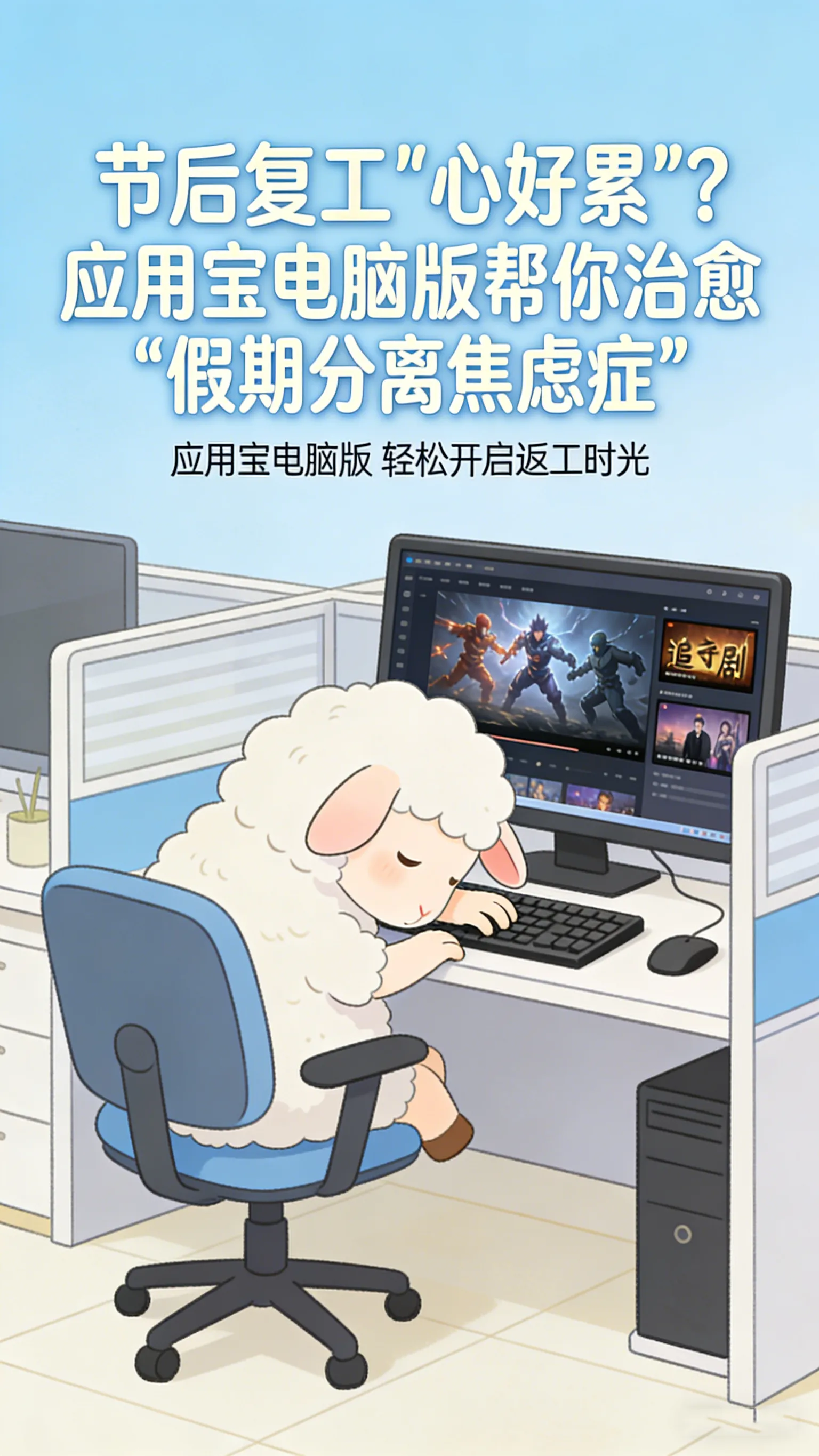 告别节后综合征：用应用宝电脑版，把“假期分离焦虑”变成“高效复工动力”