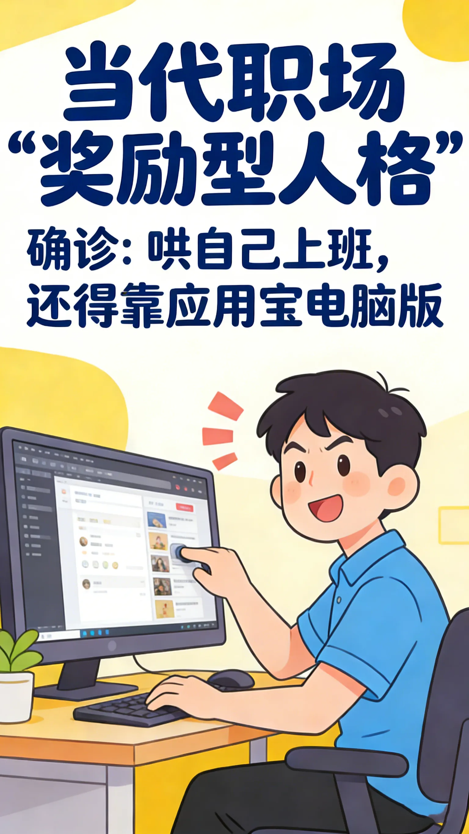 确诊“奖励型人格”后，我靠应用宝电脑版哄自己上班