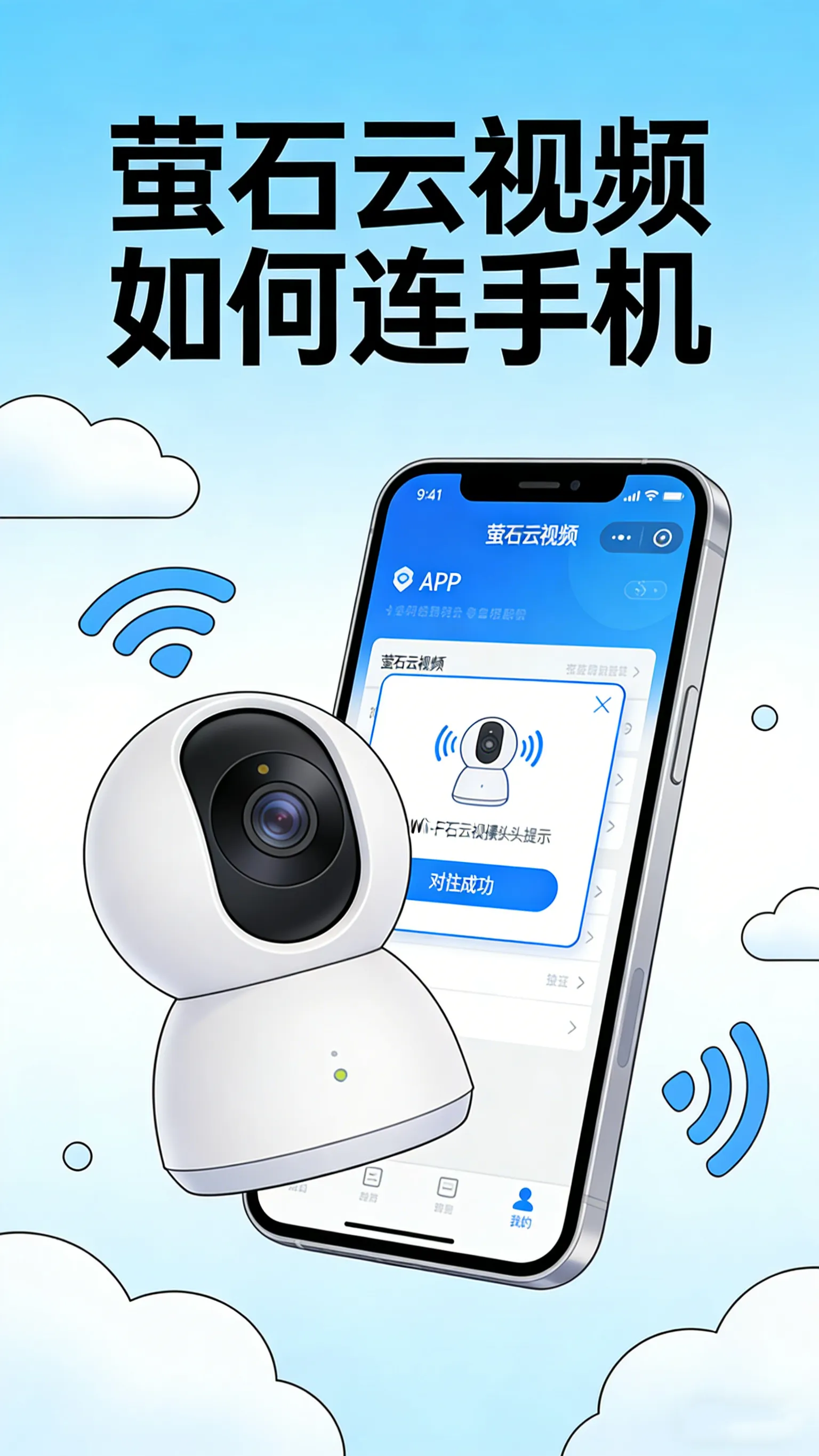萤石云视频连接手机全攻略：新设备添加与配网一步到位