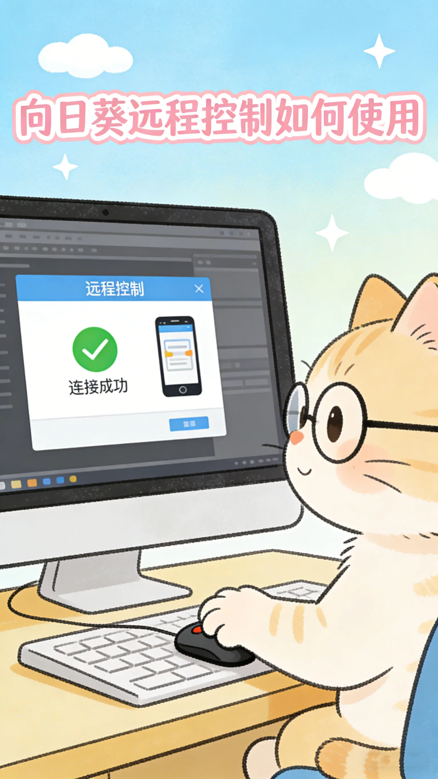 向日葵远程控制从零上手：安装 + 第一次连接完整教程
